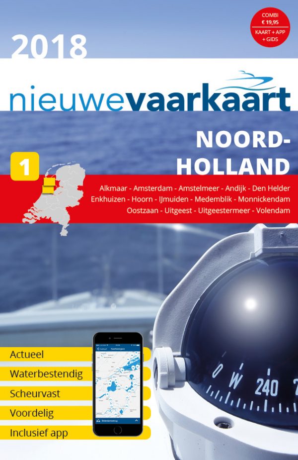 Vaarkaart Noord-Holland