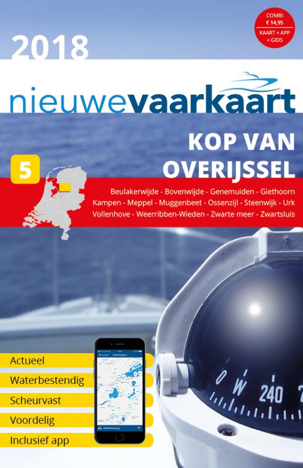 Vaarkaart Kop van Overijssel